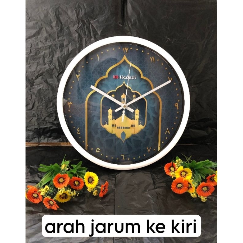 JAM DINDING TAWAF ARHADAVI ORIGINAL / JAM DINDING THAWAF PUTAR JARUM KE KIRI / JAM DINDING UNIK TERB