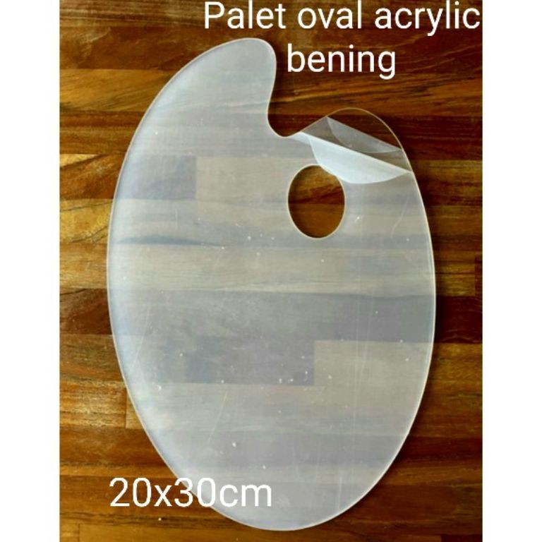 

KODE G3M5 Palet Acrylic Bening Oval