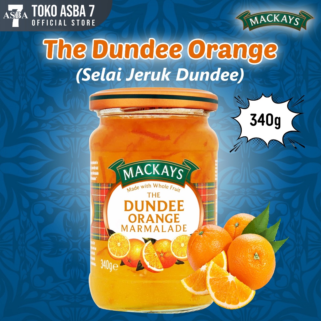 

MACKAYS DUNDEE ORANGE MARMALADE 340G