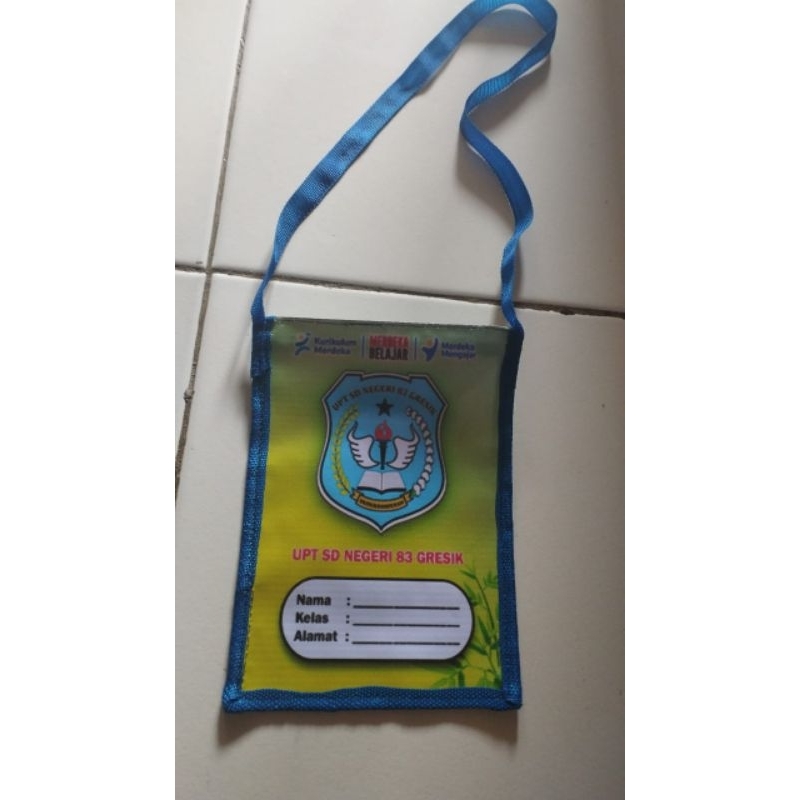 Tas tabungan custom / Tempat buku tabungan custom / tas tabungan sekolah / tas SPP / tas tabungan lo