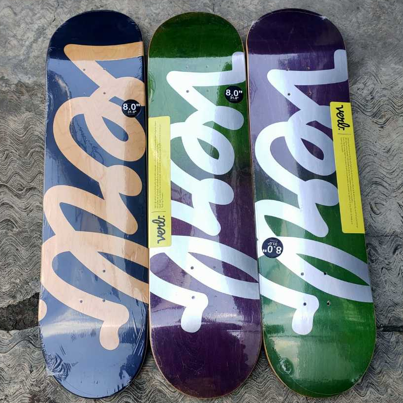 KFD & verb Skateboard Fullset lengkap 100% pro grade canadian original Maple wood
