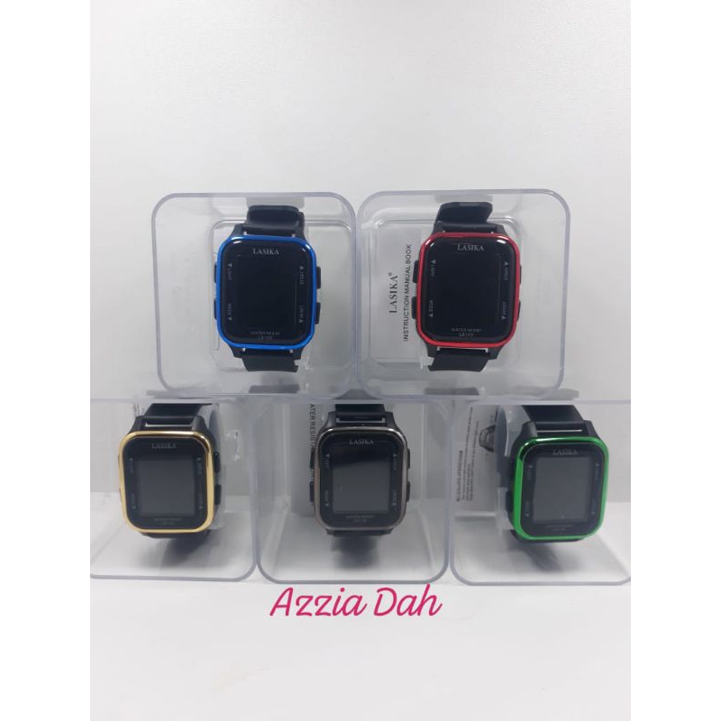 Jam Tangan Unisex LASIKA Digital Original Model Persegi