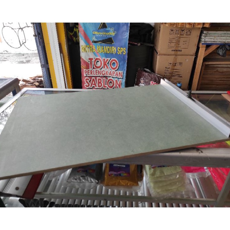 Diskon Terkini  Papan Banting sablon manual Mdf Hijau 4x6 9mm