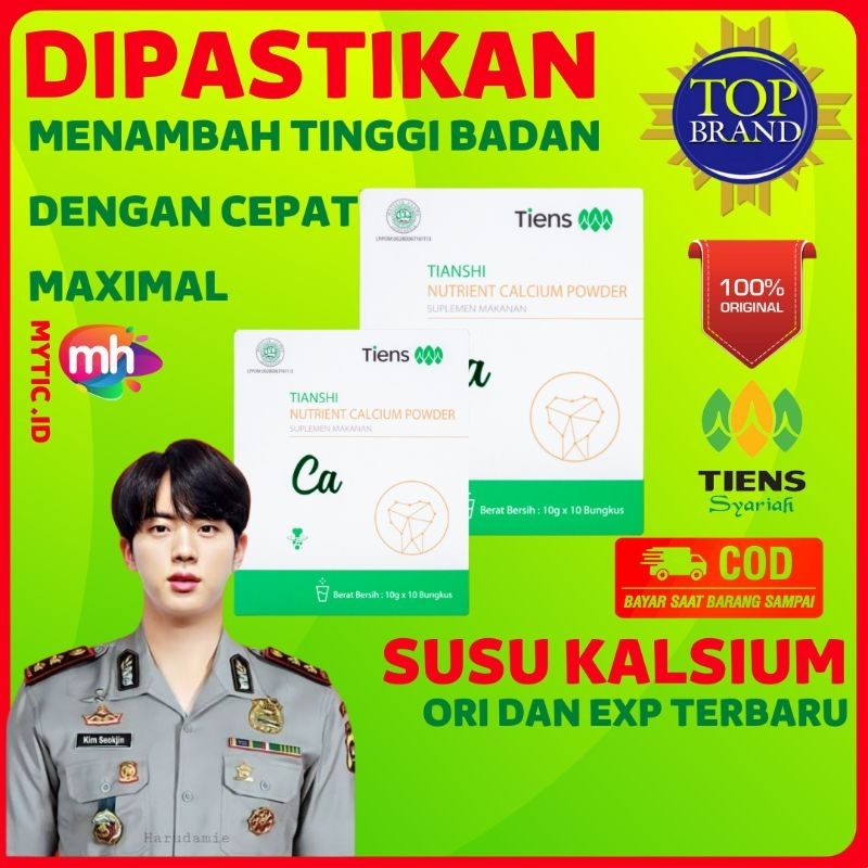 

[ Harga Per Sachet ] Susu Peninggi Badan - Susu Kalsium Tiens - Nutrient Calsium Powder Original 100% - Susu NHCP