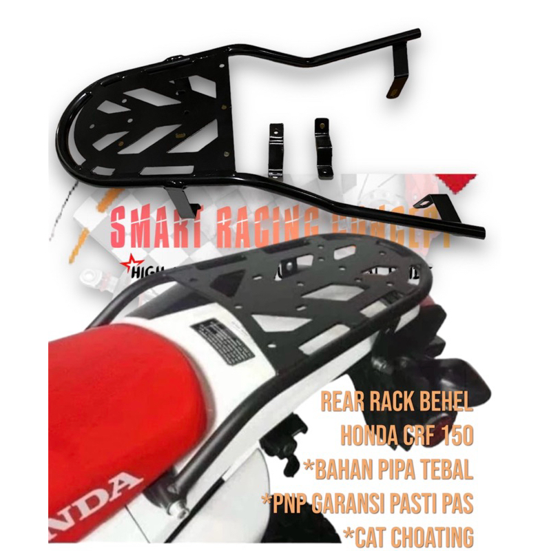 Aksesoris Motor Honda Rear Rack New untuk Honda CRF 150L Dibawah Tahun 2024