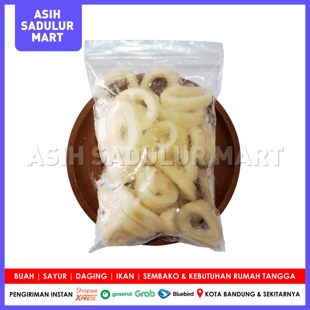

Cumi Ring Premium 240g / 400g Promo Bandung