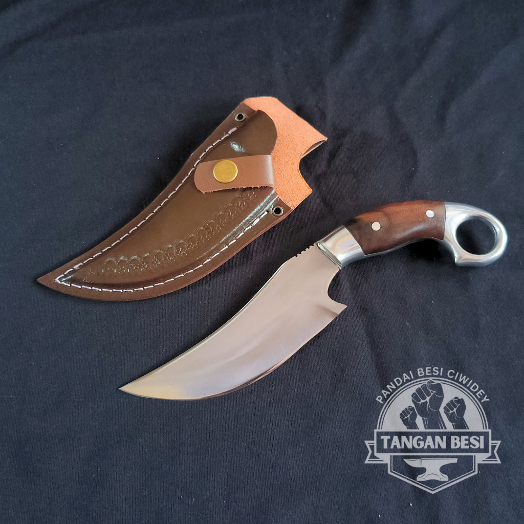 Kerambit sisit kulit serbaguna | pisau lengkung untuk skinner bisa COD