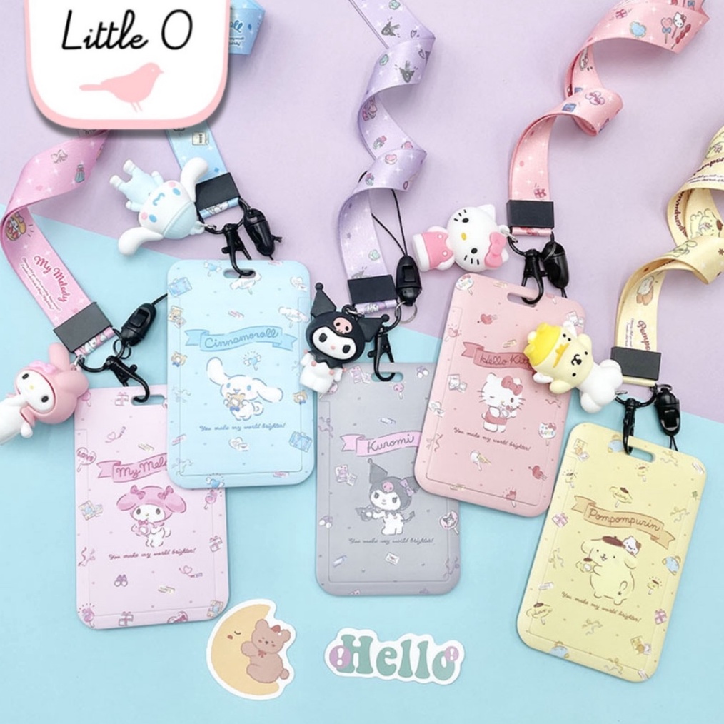 

FLASH SALE DISNEY SANRIO Lanyard ID Card Name Tag ID Card Holder Gantungan Kartu Nama Tali ID Card Nama