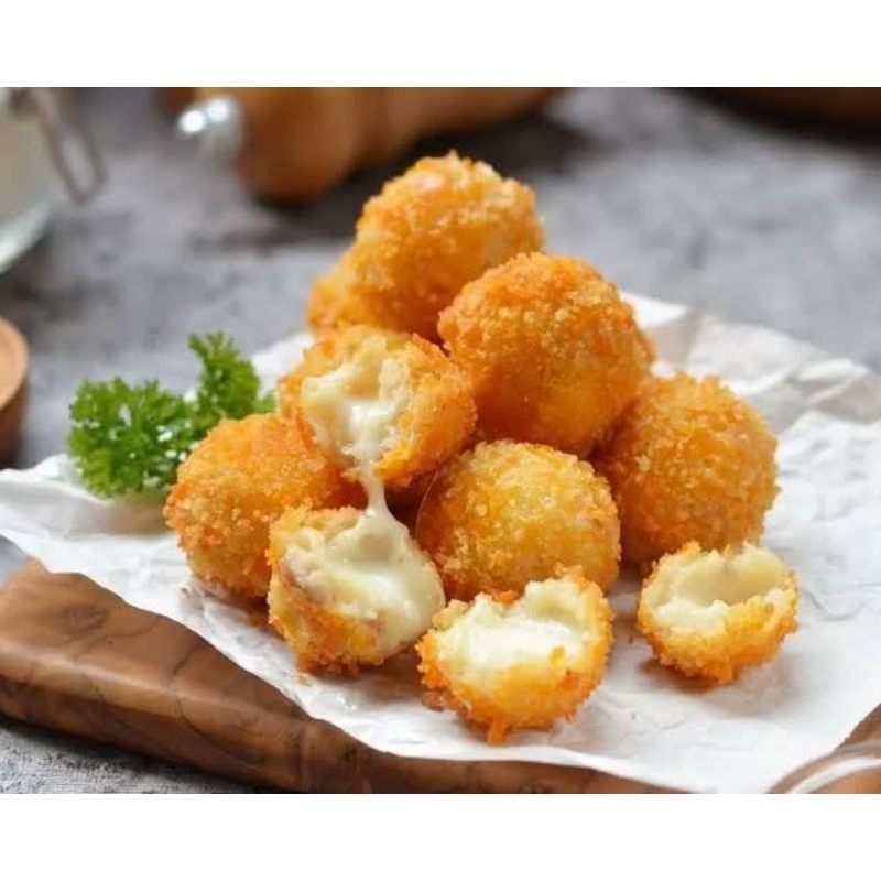 

Udang Keju Mozarela Mini Crunchy Bites 16pcs/Box