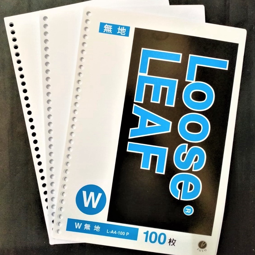 

Murah KES BINDER A4 3 LUBANG 1 LBR POLOS LOOSE LEAF TIDAK BERGARIS REFILL ISI ULANG