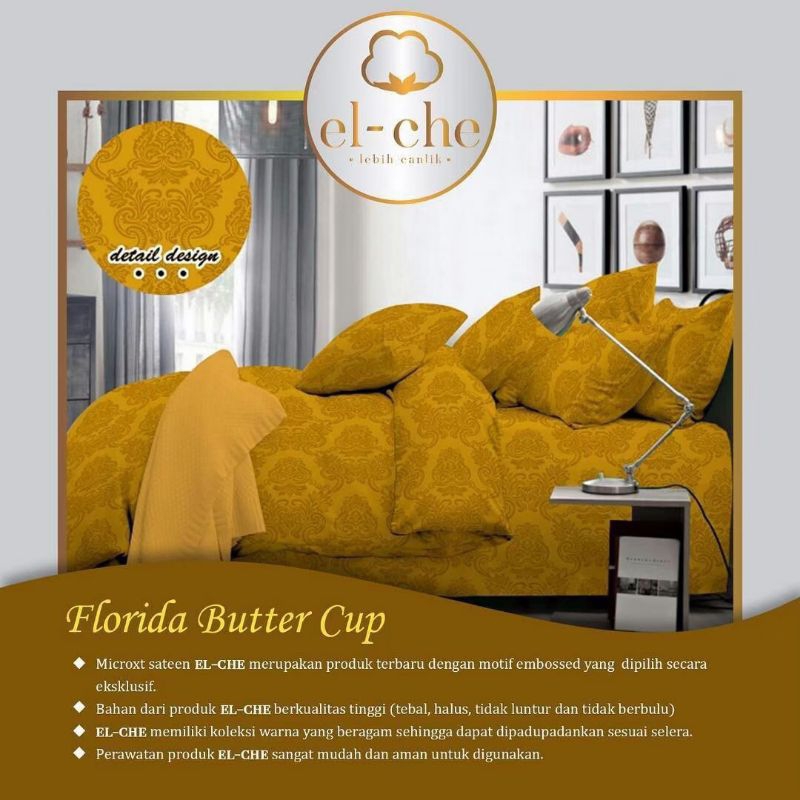 set bedcover  bahan kingkoil embos | Florida butter cup | Florida flum | Florida cuffee milk | Flori