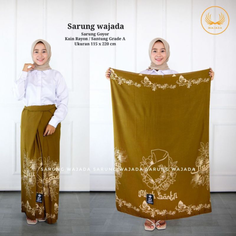 SARUNG GLOYOR SANTRIWATI/SARUNG SANTRI PUTRI /SARUNG WANITA/SARUNG AQIL/SARUNG SANTRI INDONESIA