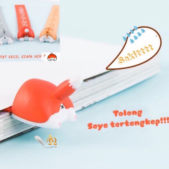 

Istimewa Pembatas Buku Unik Bookmark Edisi Ekor Animals Imut Lux