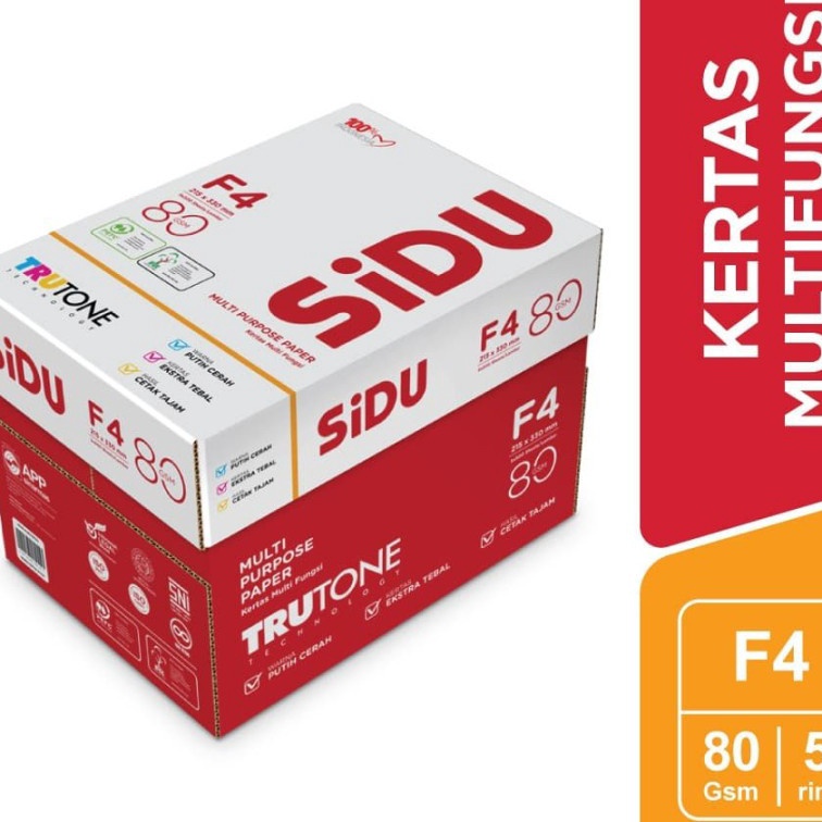 

Promo SIDU F4 8 BOX Kes HVS Folio Sinar Dunia 8 gsm