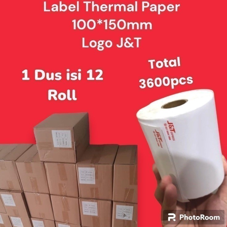

FG2 Kes Thermal 15x1mm LABEL BARCODE JNT 1 DUS Isi 12 Roll resi stiker label