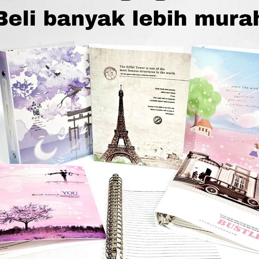 

Bonus SOS Binder Note WZA5 Printing 77725 Buku Ring Map BinderRing NoteBuku Binder