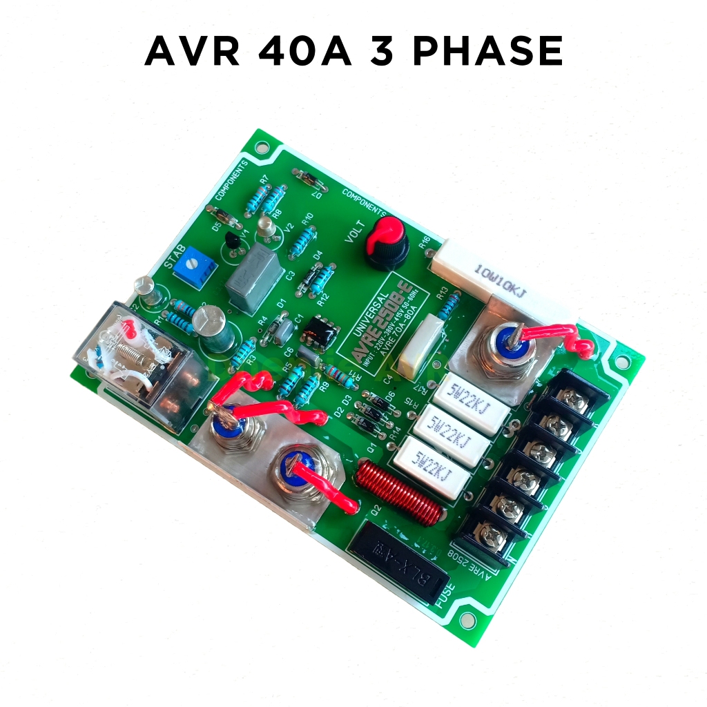 AVR GENSET UNIVERSAL 40A 3 PHASE / AVR GENERATOR 3 PHASE AVR LOKAL 3 PHASE