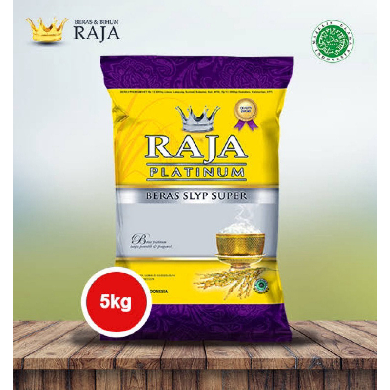 

Beras Raja Platinum Premium 5 Kg BERAS PREMIUM HARGA TERMURAH [Free Ongkir dan Free Kardus]