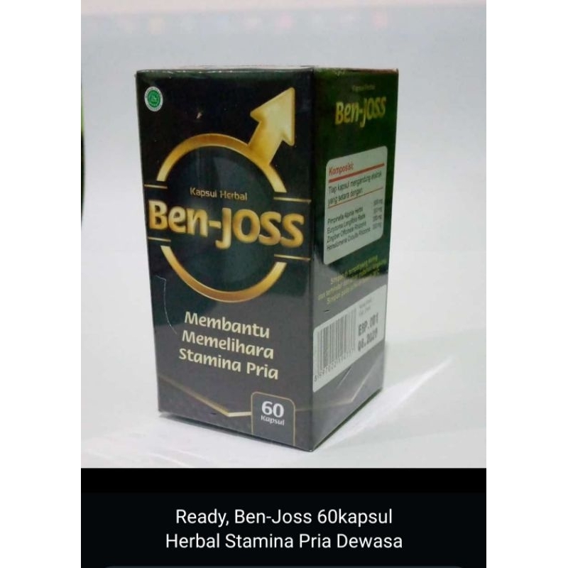 Ben-Joss Herbal Stamina Pria isi 60kapsul