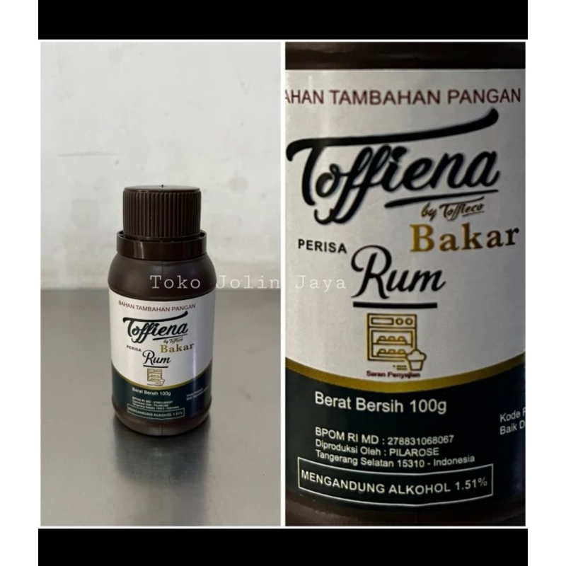 

100ml pasta rum bakar Toffiena by Toffieco