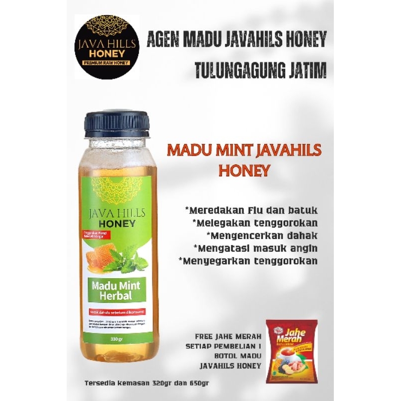 

batuk pilek panas tenggorokan sakit madu mint javahils honey