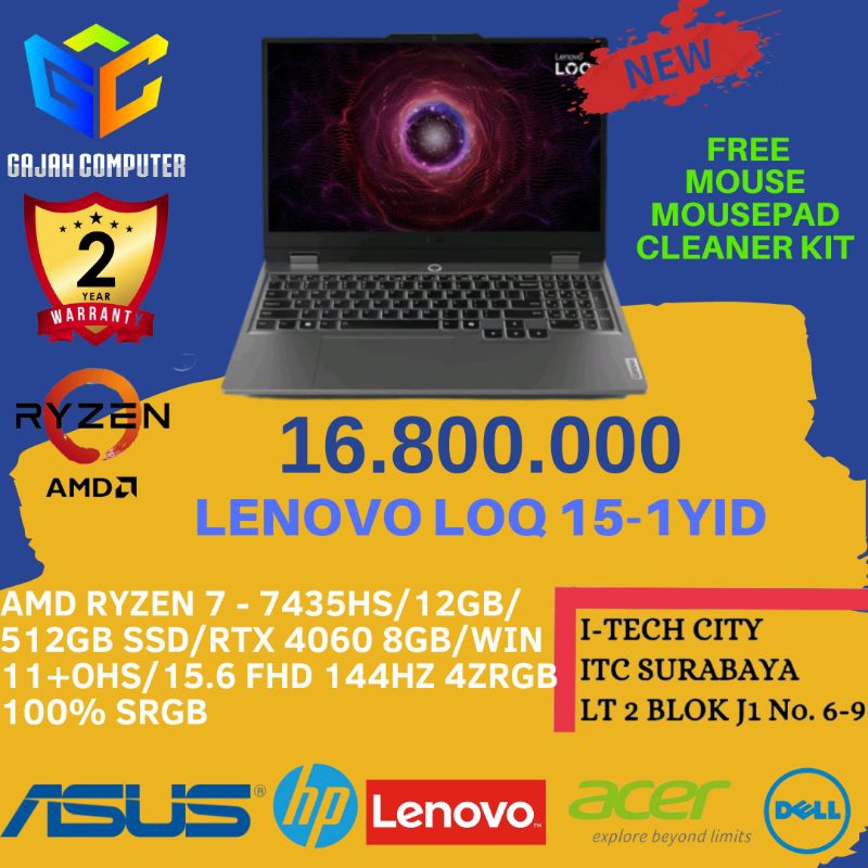 LENOVO LOQ 15 - 1YID