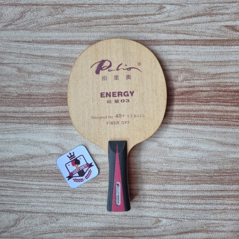 Kayu Palio Energy 03 original Tenis Meja Bet Pingpong