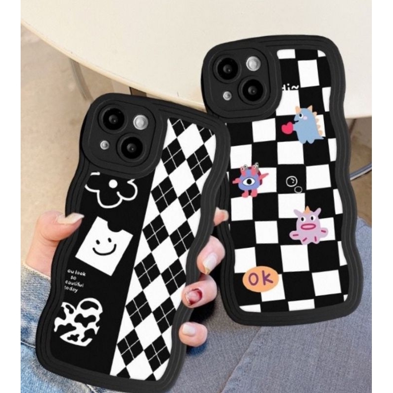 SOFTCASE TPU DIAMOND GRID FOR OPPO A3S A1K A5S A7 A11K A12 A15 A15S A16 A16S A17 A17K