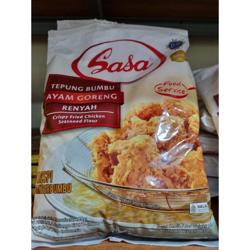 

TEPUNG SASA TEPUNG BUMBU AYAM GORENG RENYAH 900GR