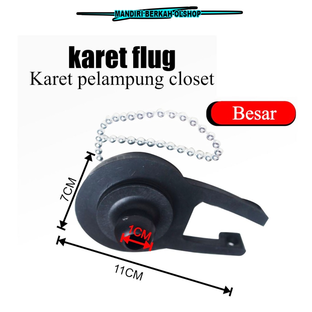 Karet Pelampung Kloset Duduk Flush Monoblok Toto Kodok Besar