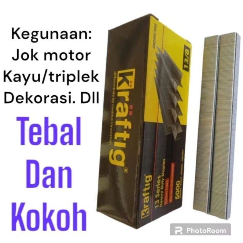 

Isi Staples Tembak 13/8, 13/6 isi Staples Jok Motor, dekorasi Dll
