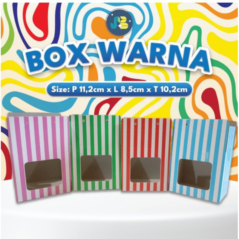 Box Mug Warna Warni (belum termasuk pita)