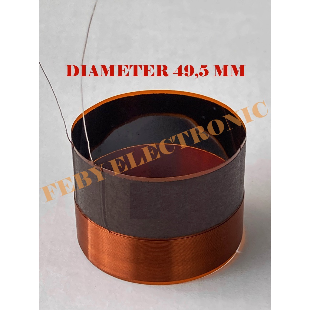 Spol Speaker 49,5 mm spul spool voice coil