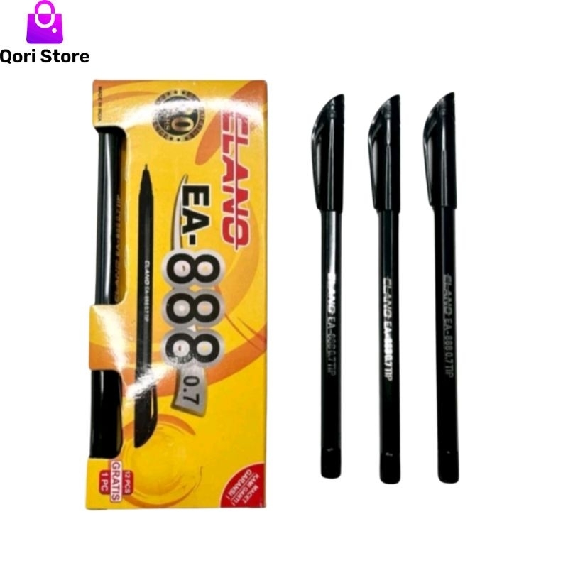 

Qori Store - Pulpen Elano AE-888 1 Pack Isi 12 Pcs Gratis 1 pcs / Pulpen Elang 1 Pack / Pulpen Elano / Bolpoin Elano AE-888 / Pulpen Sekolah / Pulpen Kantor