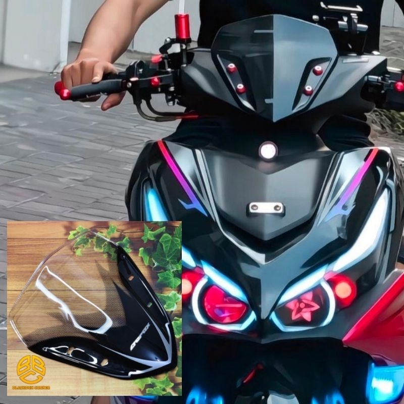 VISOR AEROX NEW 155 VISOR AEROX NEW 155 CONNECTED VISOR AEROX NEW DAN OLD 155 MODEL STANDAR