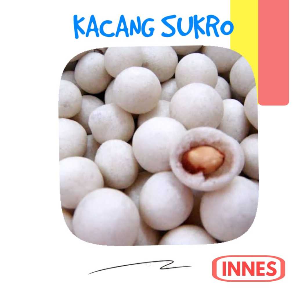 

Kacang Sukro 500 Gr / Pilus Putih / Toping Baso Aci Cuanki / Topping Bakso Makanan Kuah