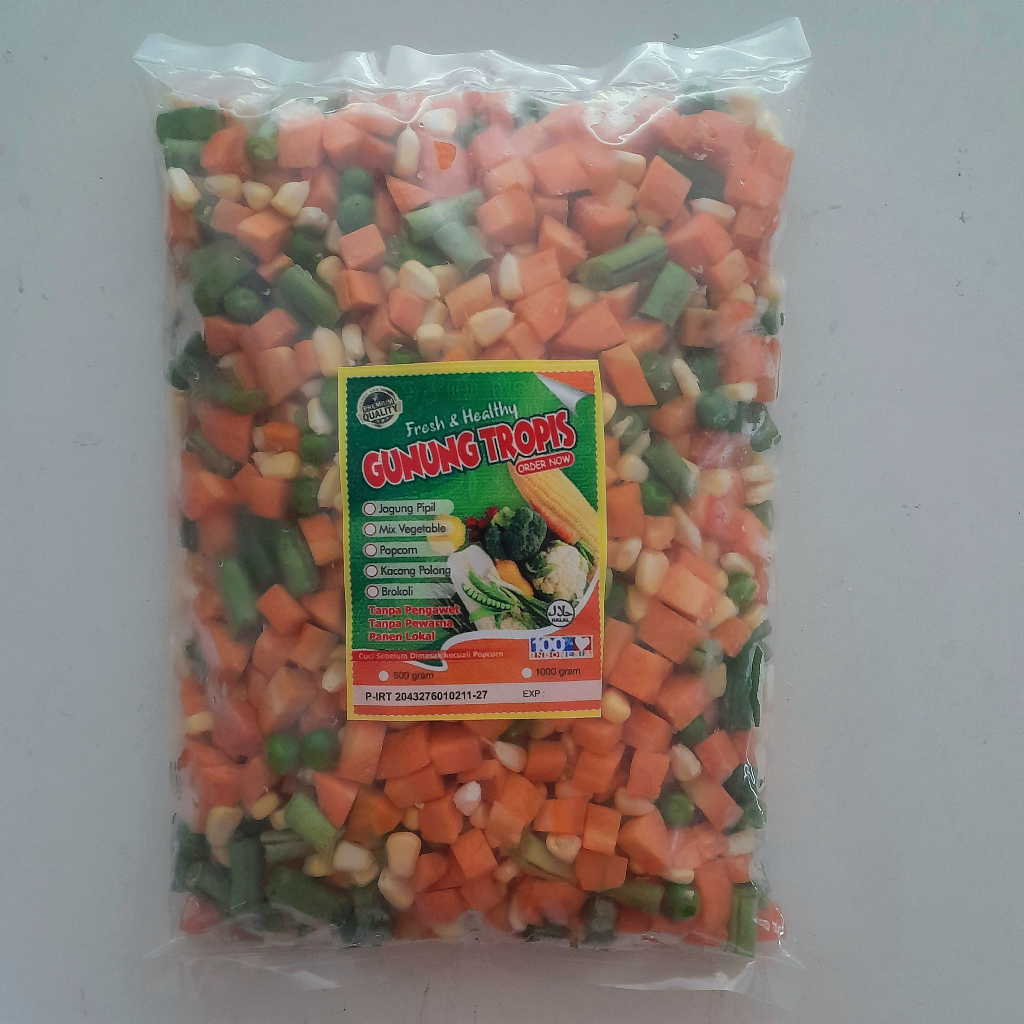 

GUNUNG TROPIS mix vegetable 1kg