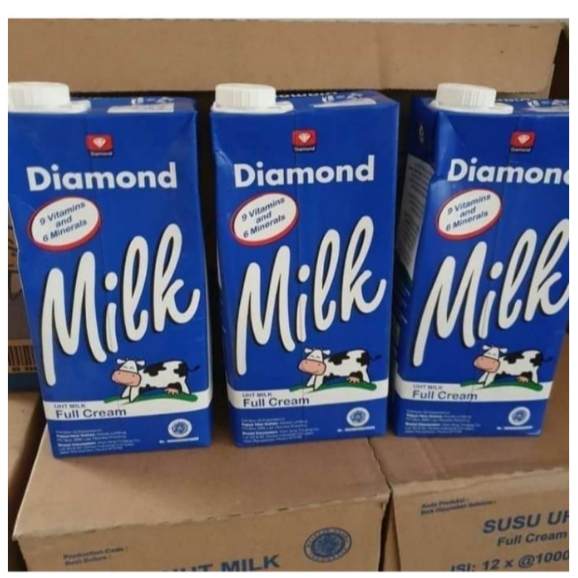 

Diamond Susu UHT Plain 1 Lt Susu Segar Sembako Cikarang