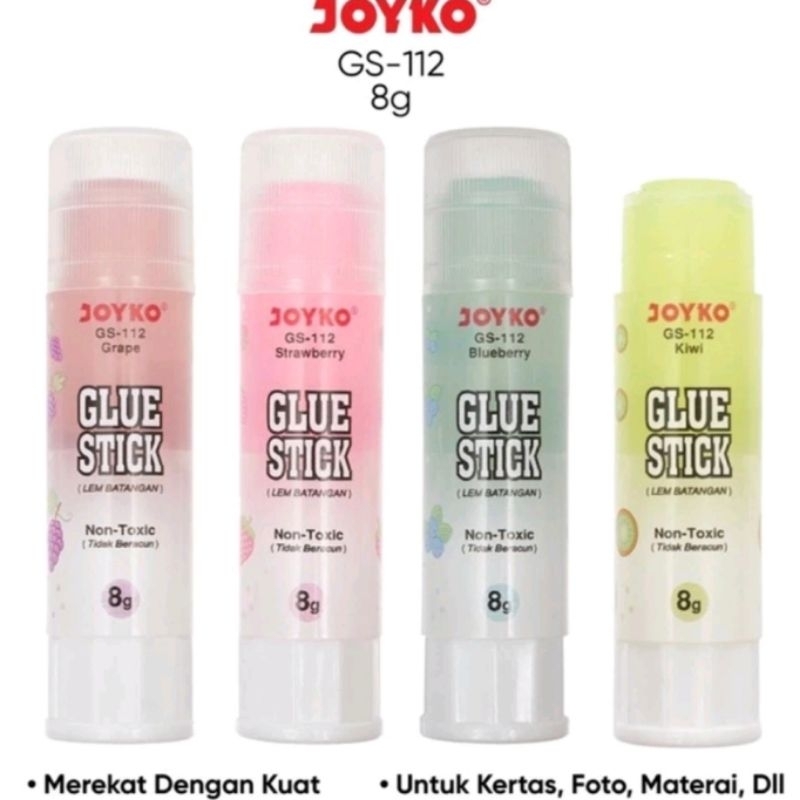 

Lem glue stick GS-112 8 gr (1 pcs) / Lem putar glue stik 8 gr GS-112 / Lem kertas glue stick 8 gr GS-112 per pcs
