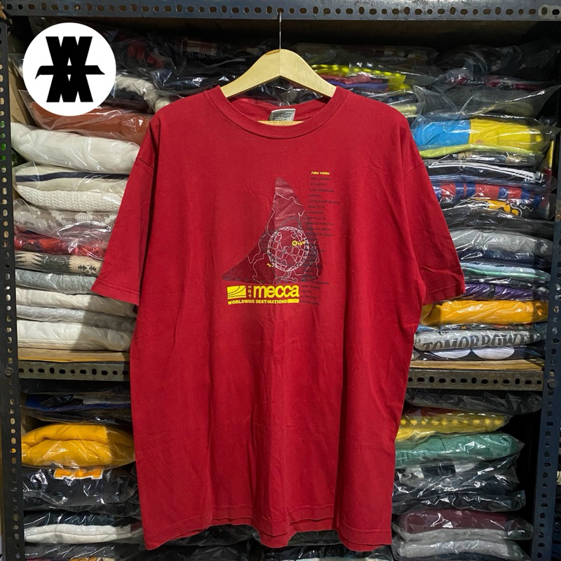 Vintage Mecca USA Worlwide Destination T'