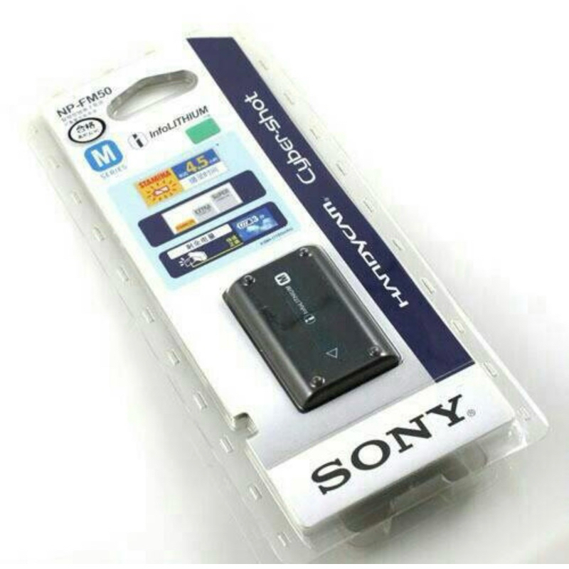 Baterai Handycam Sony NP-FM50 untuk handycam TRV 308/608/ DVD100/200 PC100/101 dll