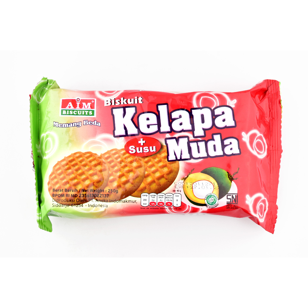 

Biskuit AIM Kelapa Muda + Susu 250 gr