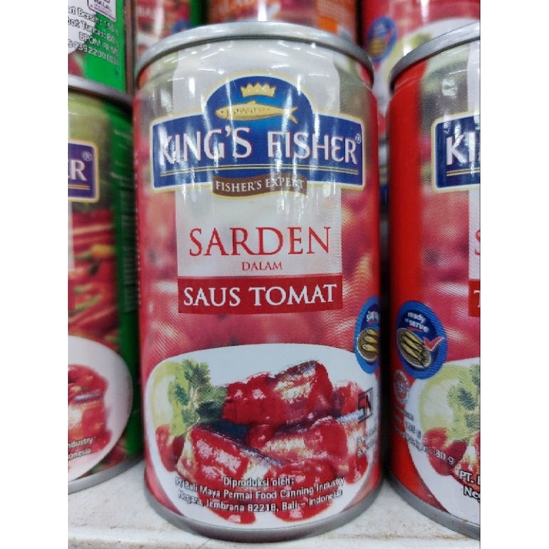 

KZ - king's fisher sarden saus tomat 155g HALAL