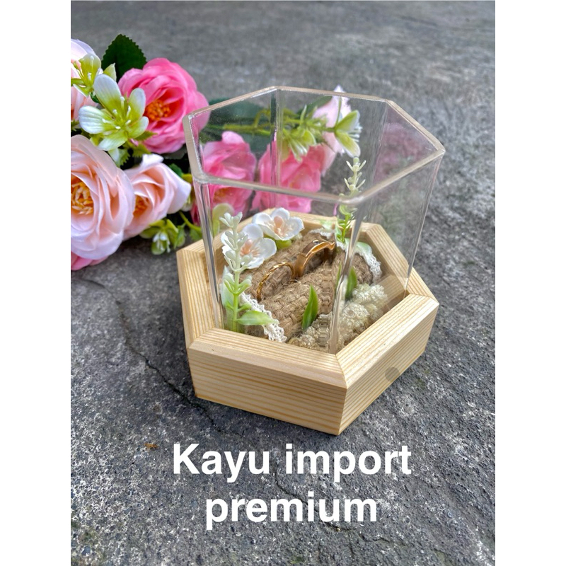 box cincin kotak cincin mini kotak cincin tunangan kotak cincin hexa