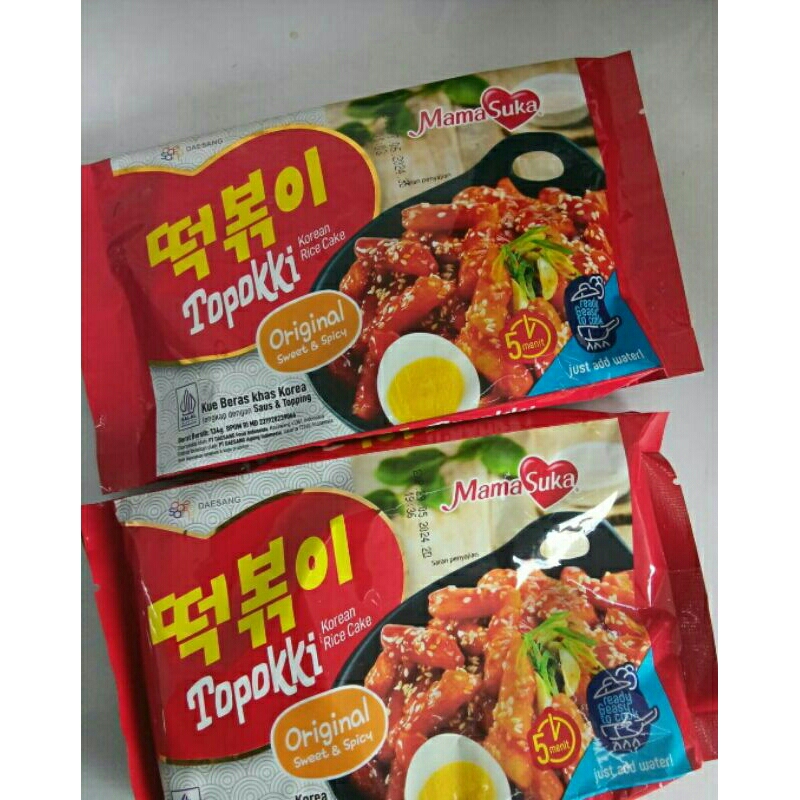 

MamaSuka Topokki Original Sweet and Spicy Termurah / Mama Suka Topokki