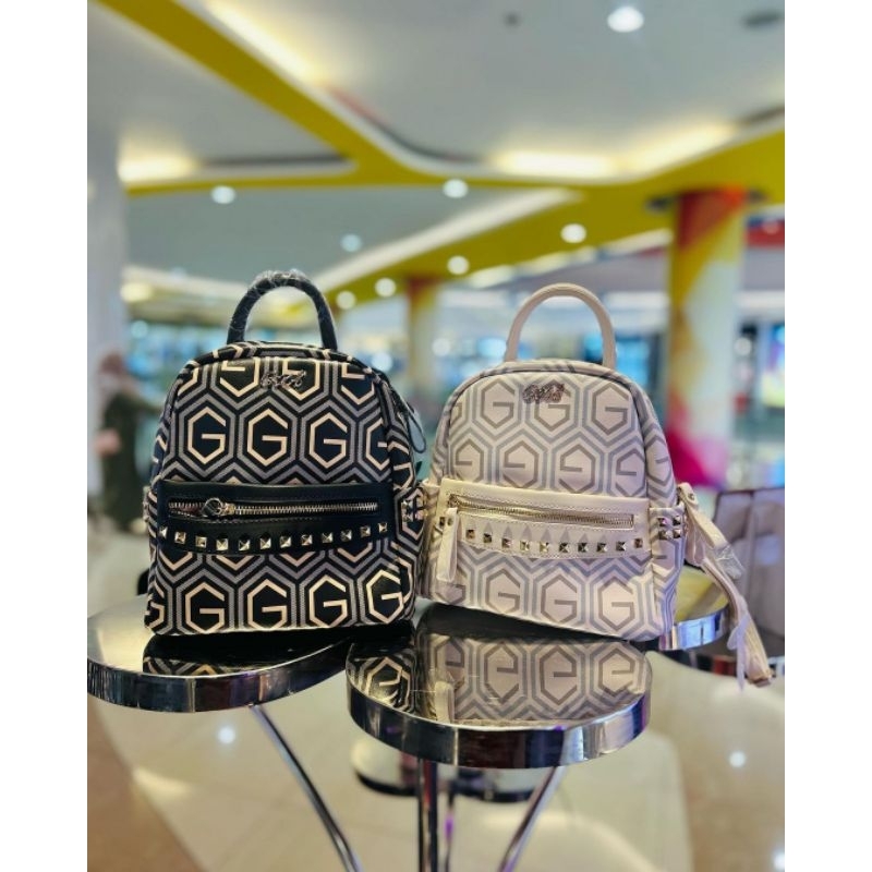[Bisa COD] Ready Tas Ransel Backpack Gosh Original New art 152 Black White