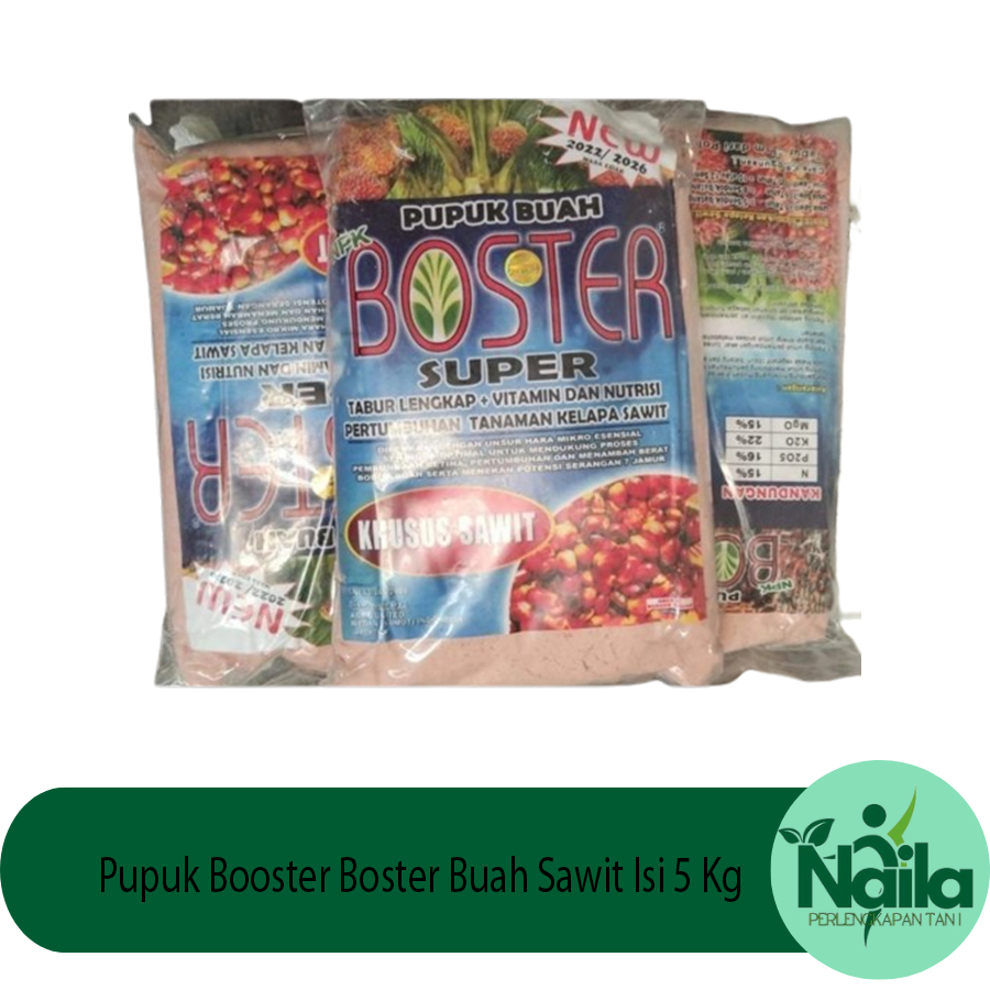 Pupuk Booster Boster Buah Sawit Isi 5 Kg