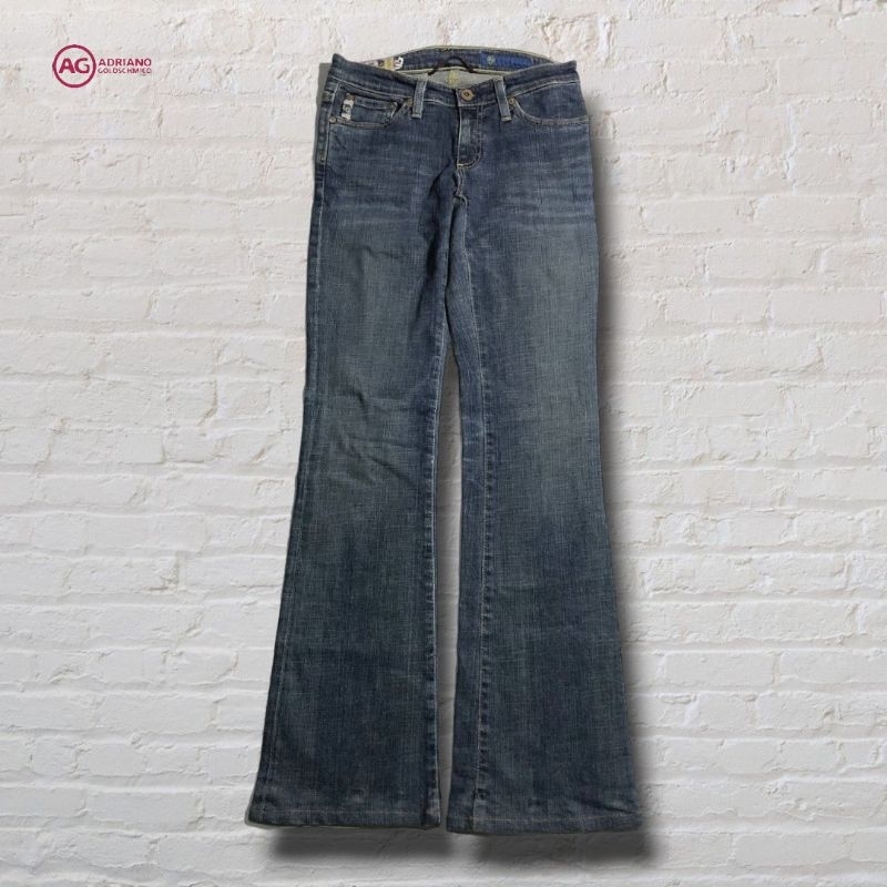 Celana Panjang Longpants Jeans Adriano Goldschmied Blue Washed Fading Bootcut Original Second Prelov