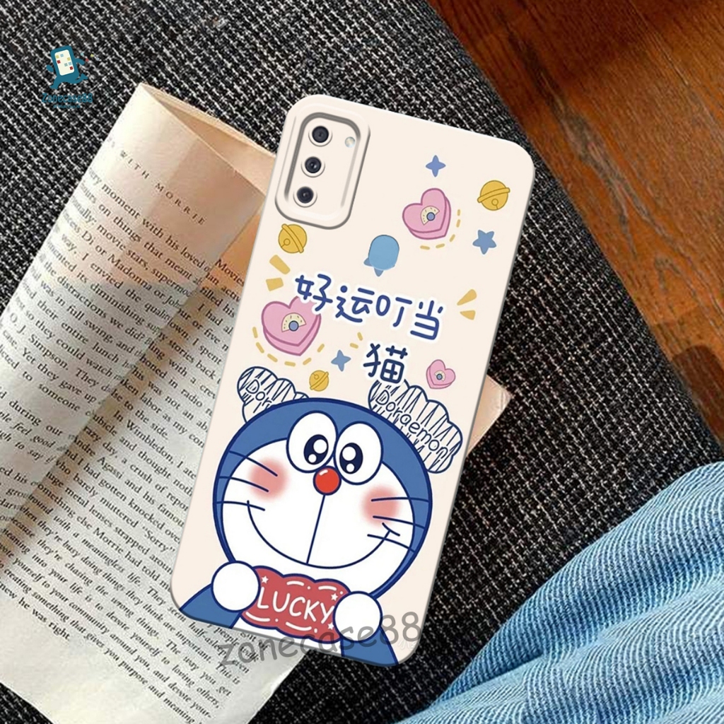 #ZC02 Samsung A11 / M11 Casing Hp Procamera Motip Doraemon Silikon Hp Procamera  - Case Kekinian - C