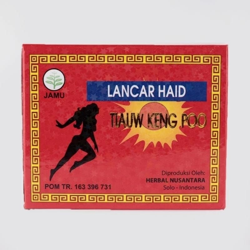 Jamu Lancar Haid Khusus Wanita - Tiauw Keng Poo (1 Box Isi 10 Sachet)